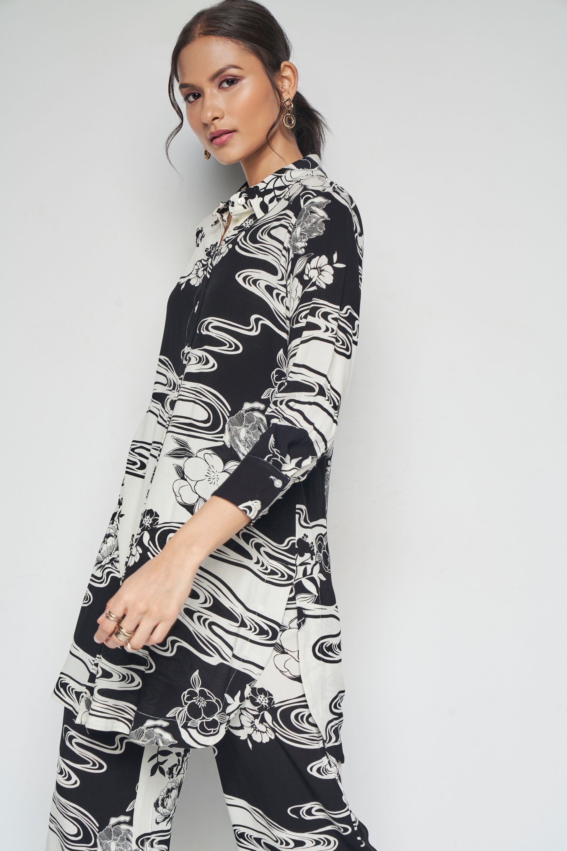 Monochrome Mood Co-ords Set, Black, image 7